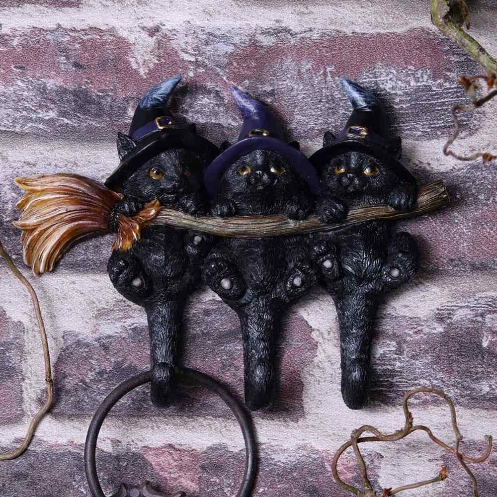 Nemesis Now - Witches Helpers Key Hanger Wandhaken - Mehrfarben